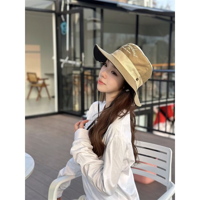 Embroidered Boonie Hat Letter