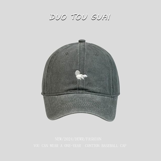 Cap Squirrel Baseball Embroidered