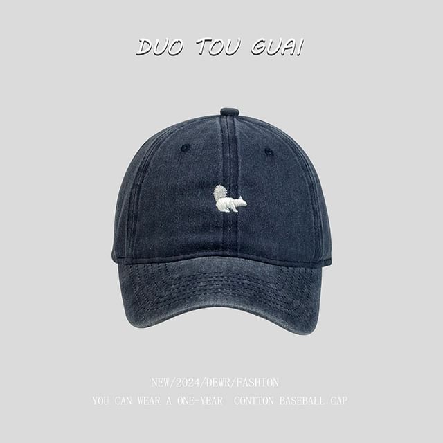 Cap Squirrel Baseball Embroidered