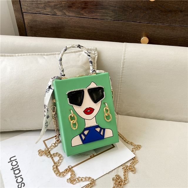 Bag Face Print Crossbody