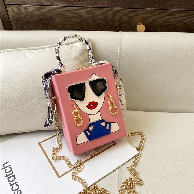 Bag Face Print Crossbody