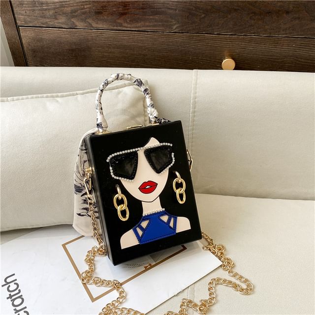Bag Face Print Crossbody