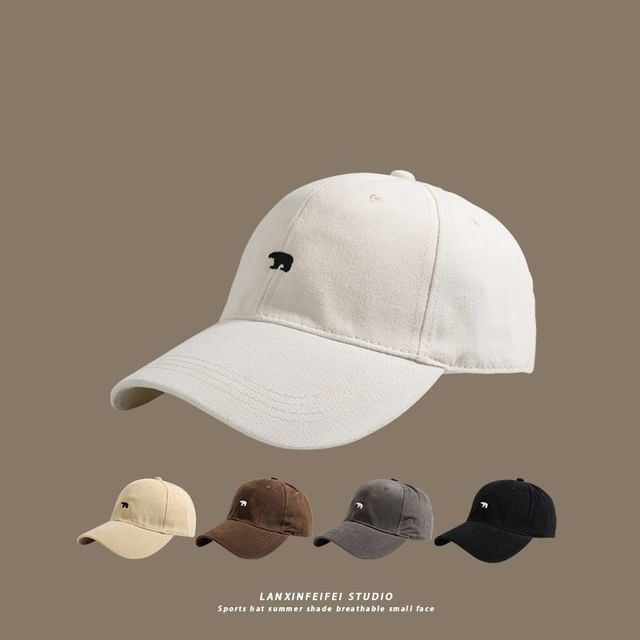 Polar Bear Embroidered Cap