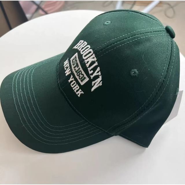 Embroidered Lettering Cap