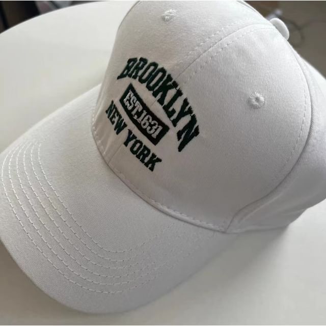 Embroidered Lettering Cap