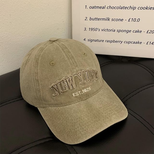 Cap Embroidered Lettering