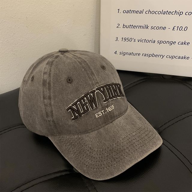 Cap Embroidered Lettering