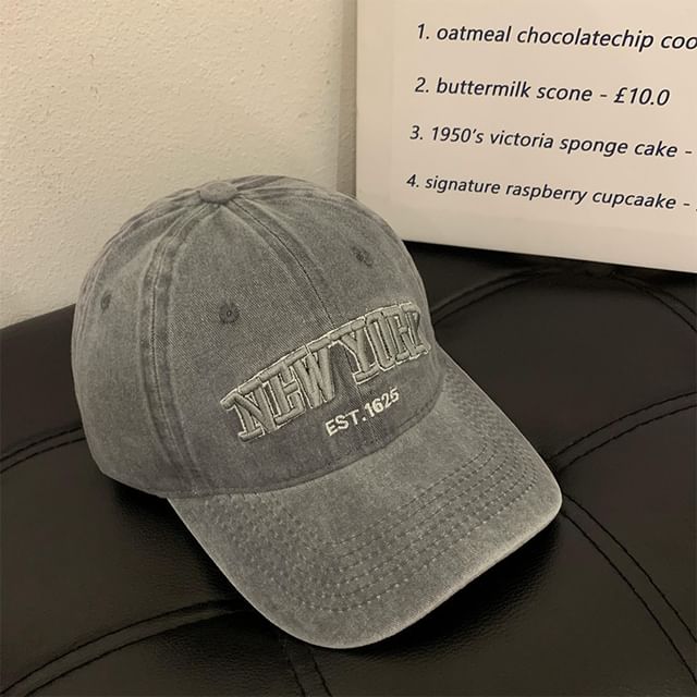 Cap Embroidered Lettering