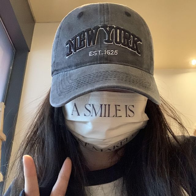 Cap Embroidered Lettering