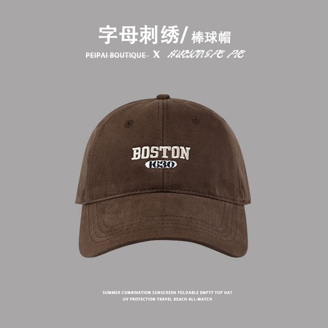 Cap Lettering Embroidered