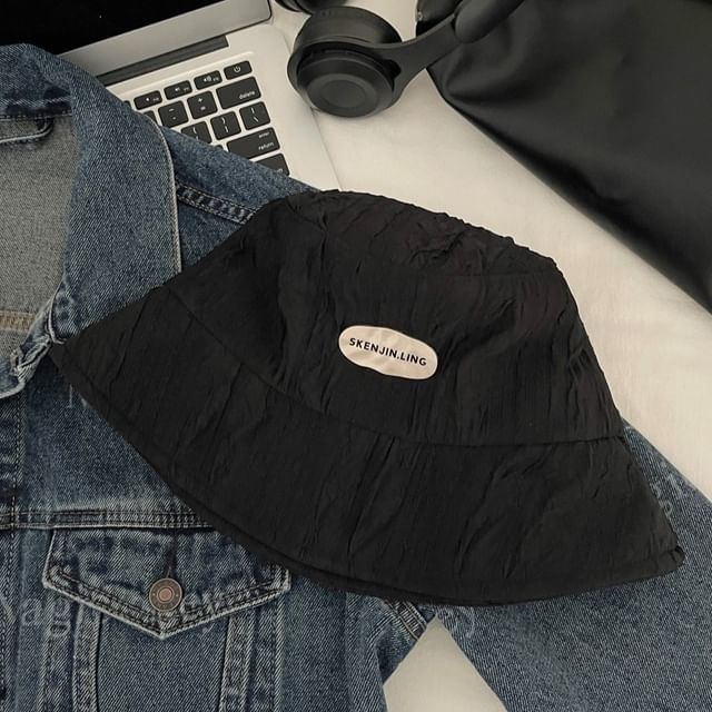 Applique Textured Hat Bucket