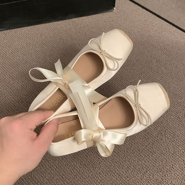 Floral Flats Balletcore Accent