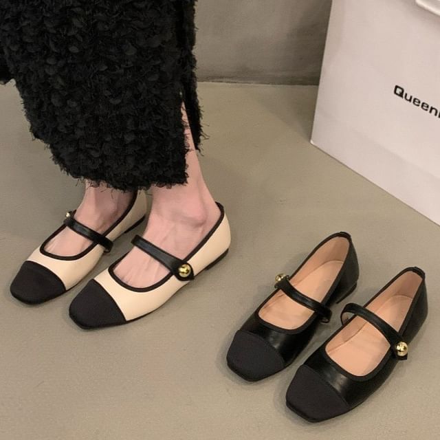 Mary Shoes Jane Toe Cap