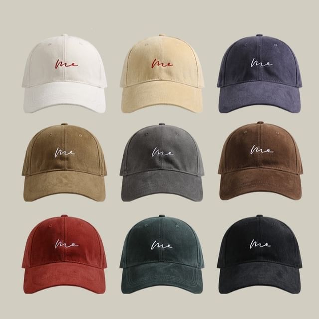 Cap Embroidered Baseball Lettering