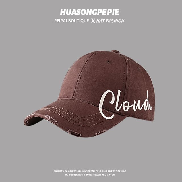 Baseball Lettering Print Cap