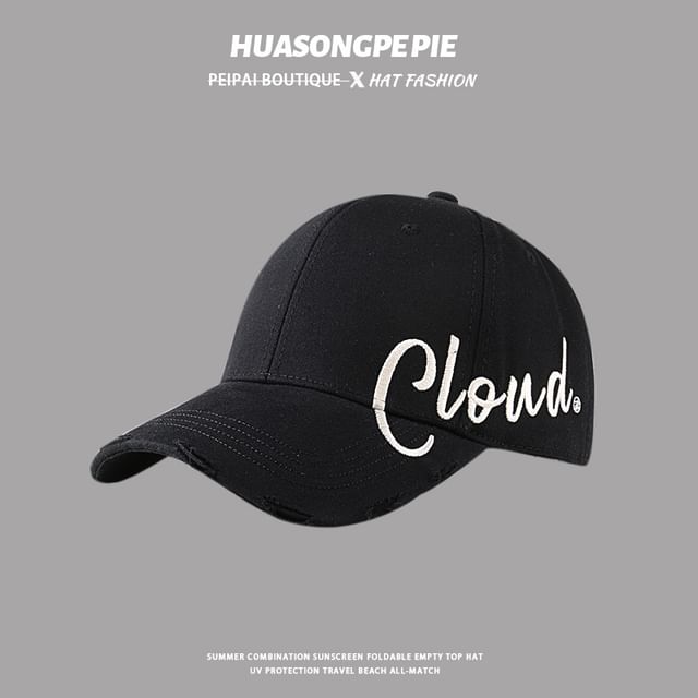 Baseball Lettering Print Cap