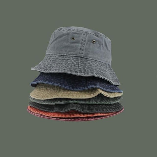 Washed Bucket Hat Denim