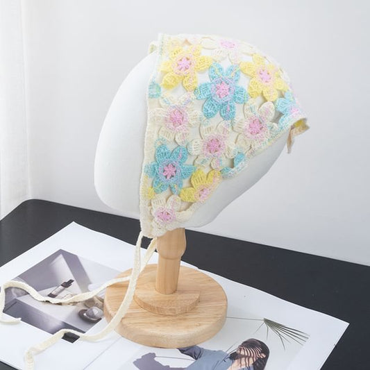 Hat Floral Bonnet