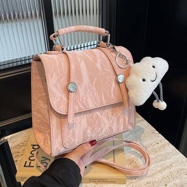 Charm Bag Patterned Set Backpack /