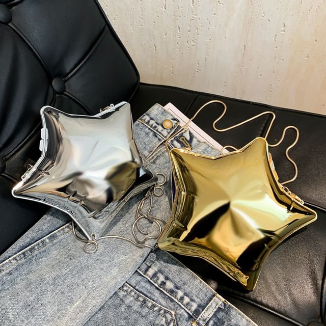 Chain Crossbody Bag Star Strap
