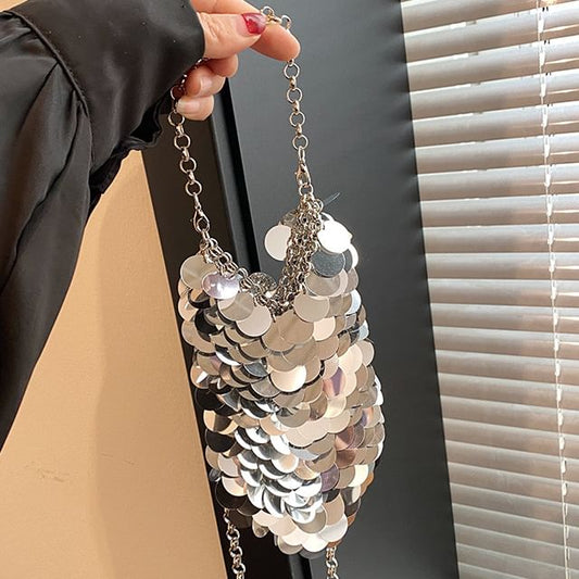 Bag Strap Crossbody Chain Sequin