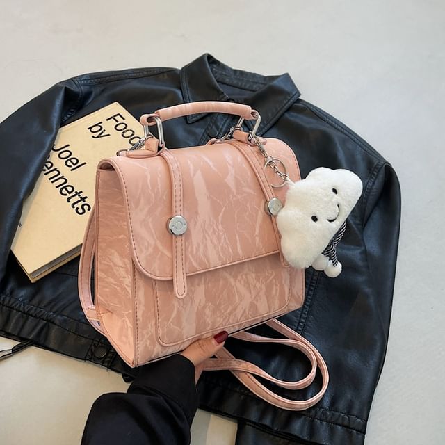 Charm Bag Patterned Set Backpack /