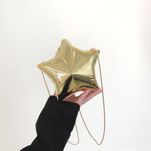 Chain Crossbody Bag Star Strap