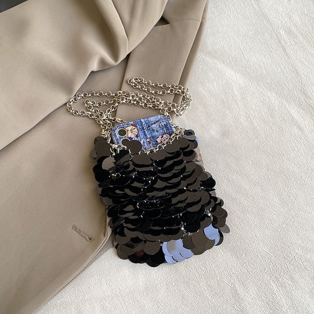 Bag Strap Crossbody Chain Sequin