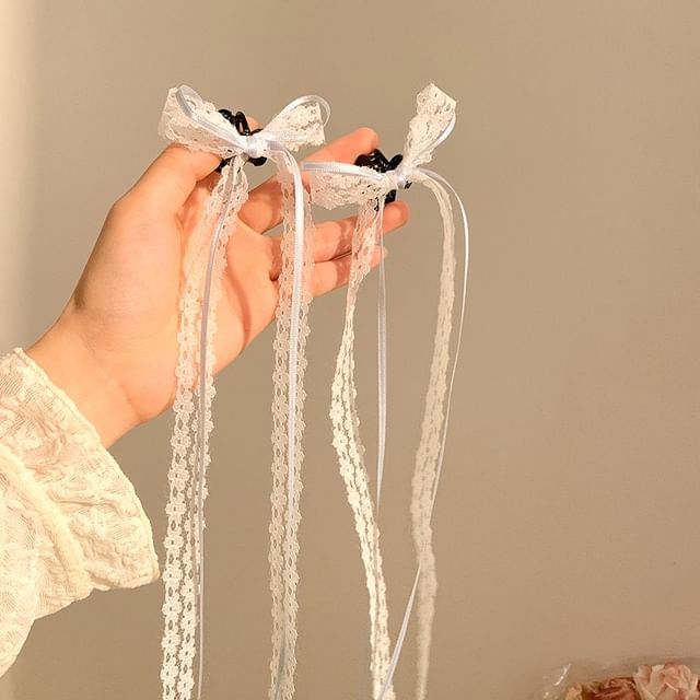 Ribbon Hair Clamp of Lace 2: Set