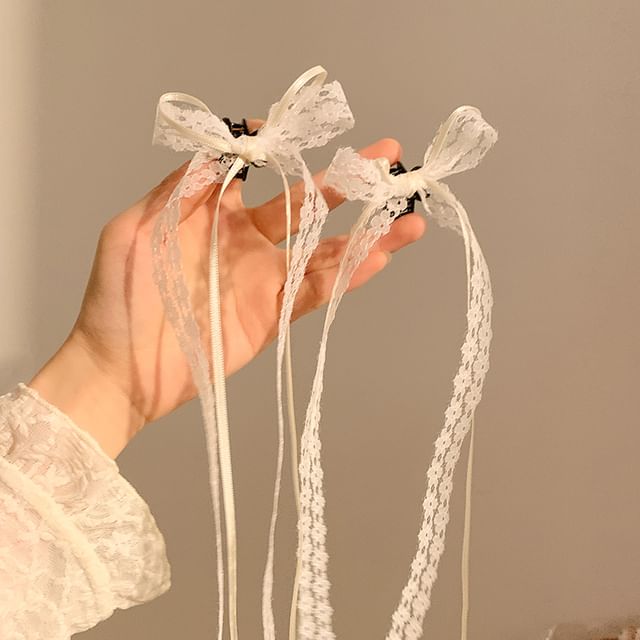 Ribbon Hair Clamp of Lace 2: Set