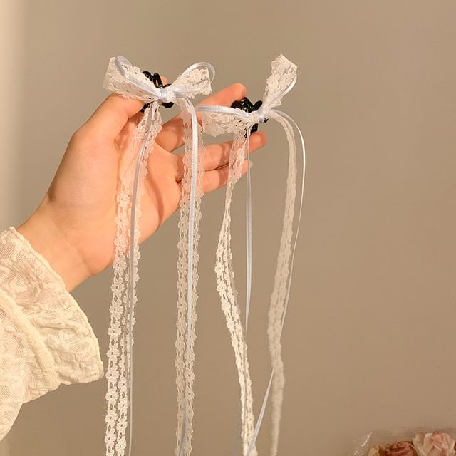 Ribbon Hair Clamp of Lace 2: Set