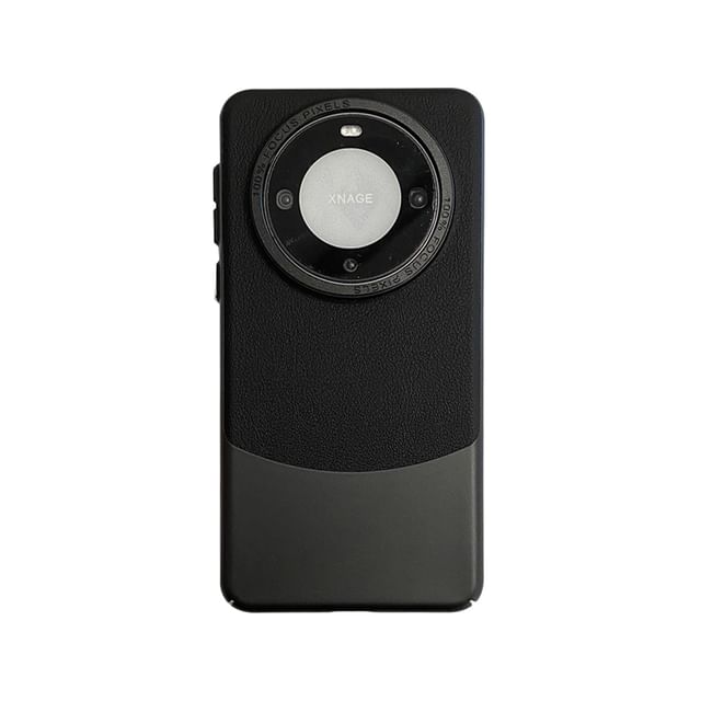 Leather Color Case Phone Faux Panel