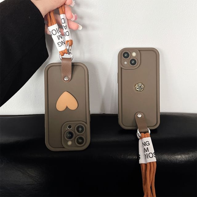 Lettering Case Phone Strap