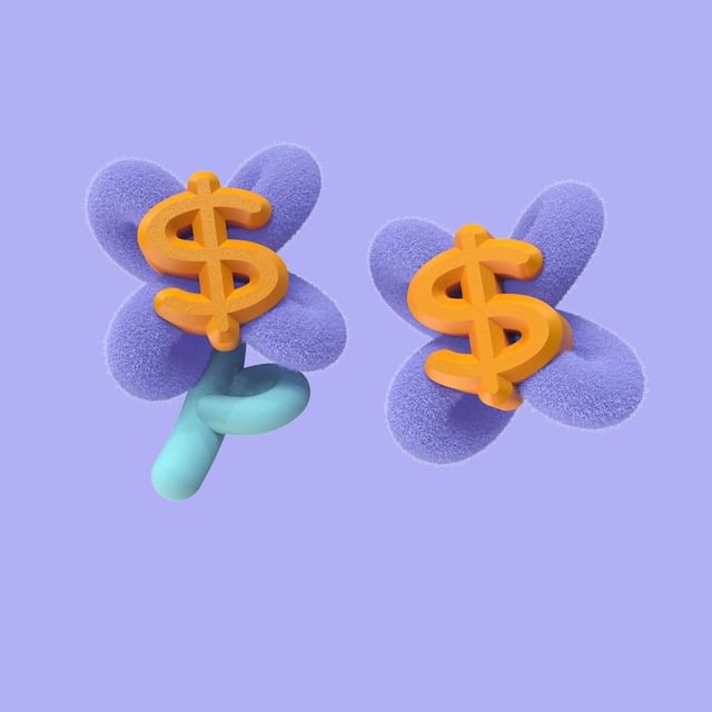 Clip Stud Money Earring On Sign / Ear