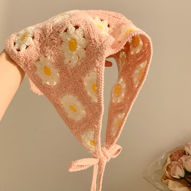 (Various Head Triangle Scarf Designs) Embroidered