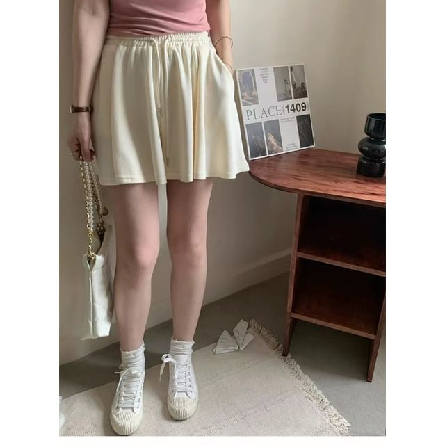 High Skort Plain Waist