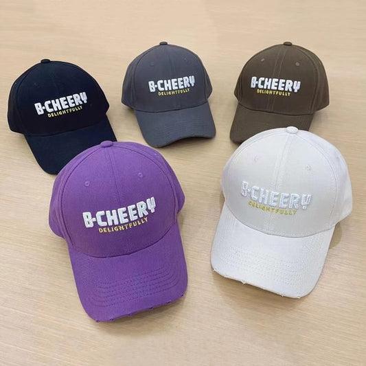 Cap Baseball Embroidered Lettering