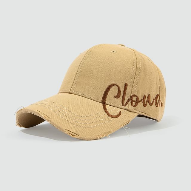 Baseball Cap Lettering Embroidered