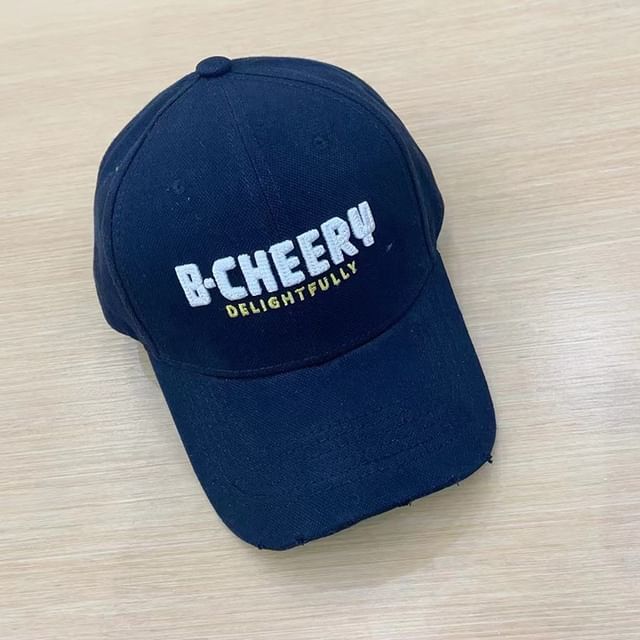 Cap Baseball Embroidered Lettering