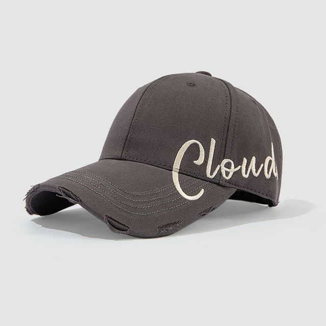 Baseball Cap Lettering Embroidered