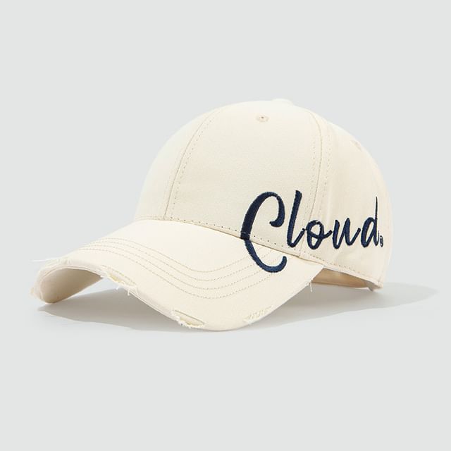 Baseball Cap Lettering Embroidered
