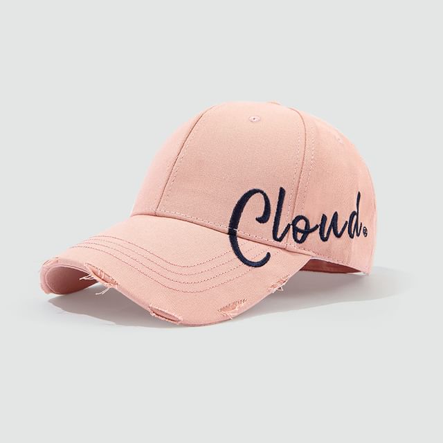 Baseball Cap Lettering Embroidered