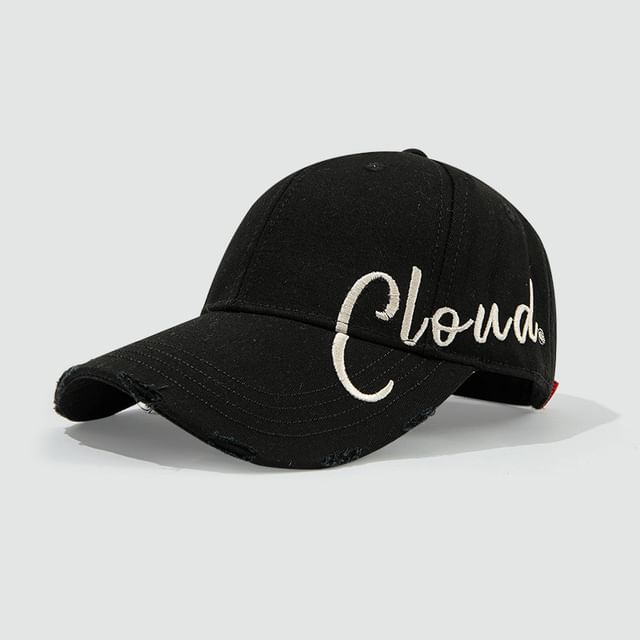 Baseball Cap Lettering Embroidered