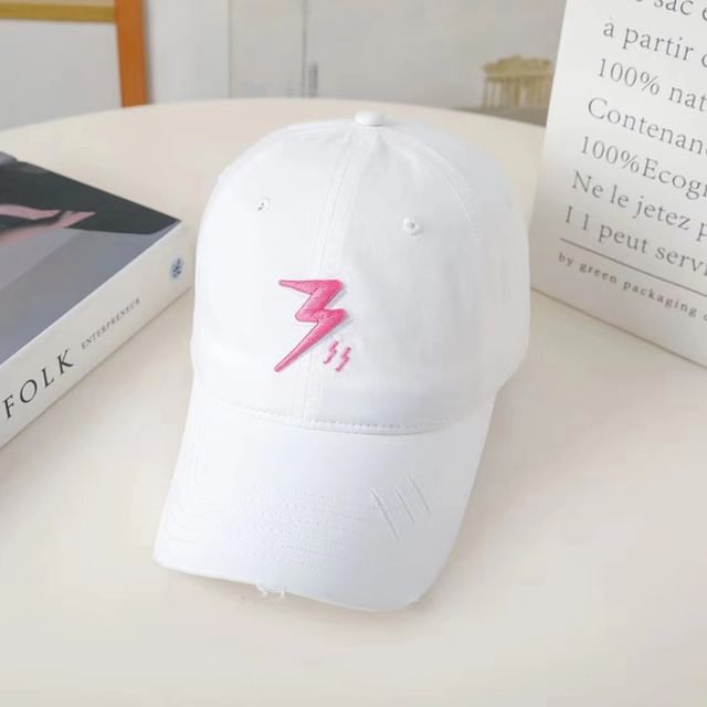 Lightning Cap Baseball Embroidered