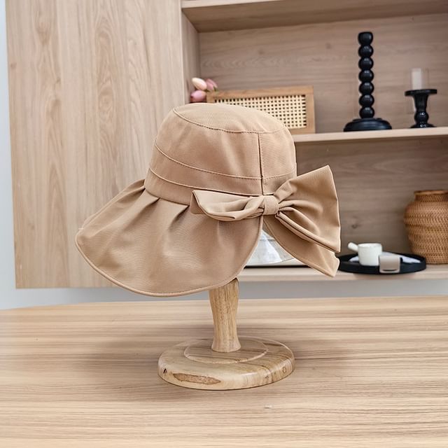 Hat Bucket Plain Bow
