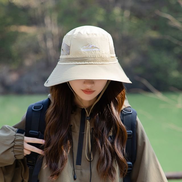 Mountain Embroidered Hat Boonie