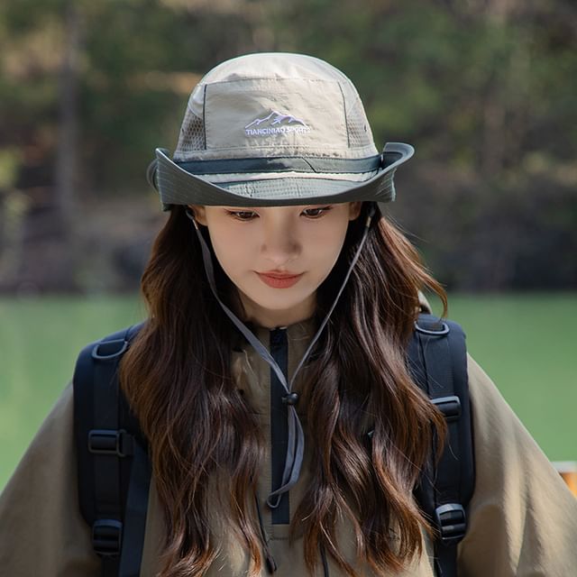 Mountain Embroidered Hat Boonie