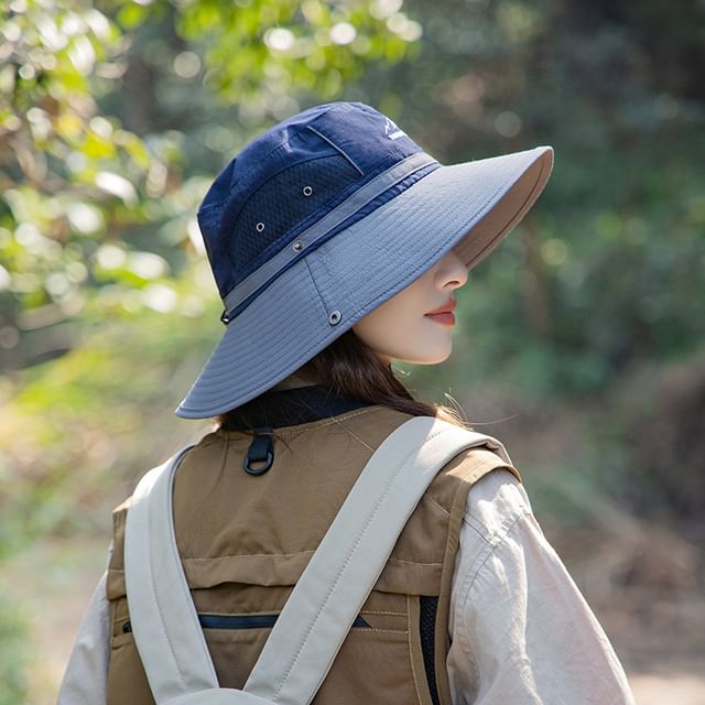 Mountain Embroidered Hat Boonie