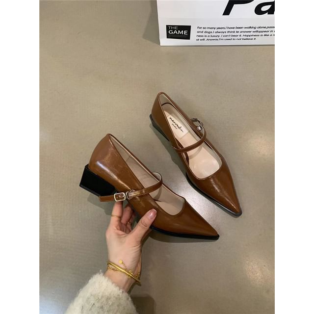Pumps Pointy Mary Jane