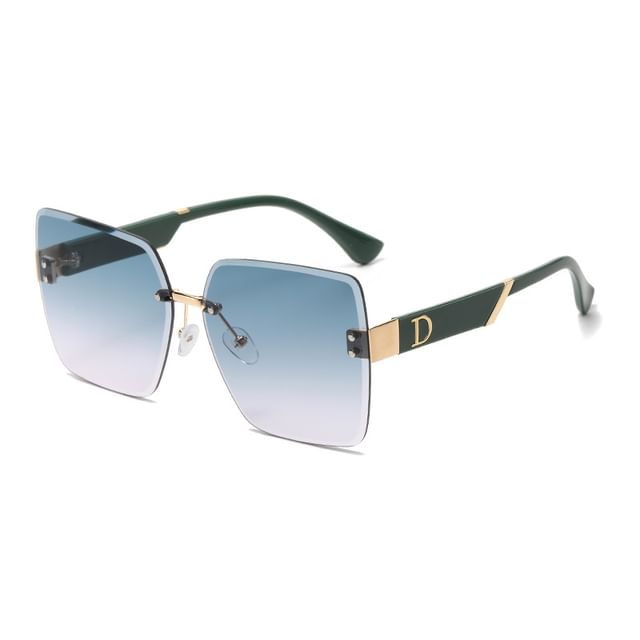 Gradient Frameless Sunglasses Square